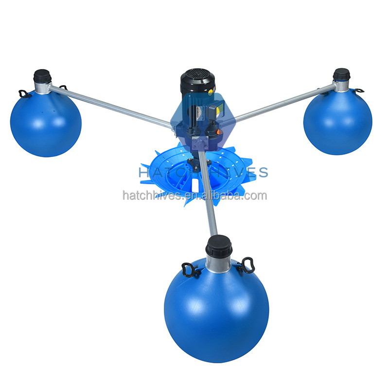 Fish Pond Aerator - 3馬力業務用養殖魚エビ池用エアレーター（オプションでスパイラル型パドルホイール付き）耐久性のある酸素供給装置
