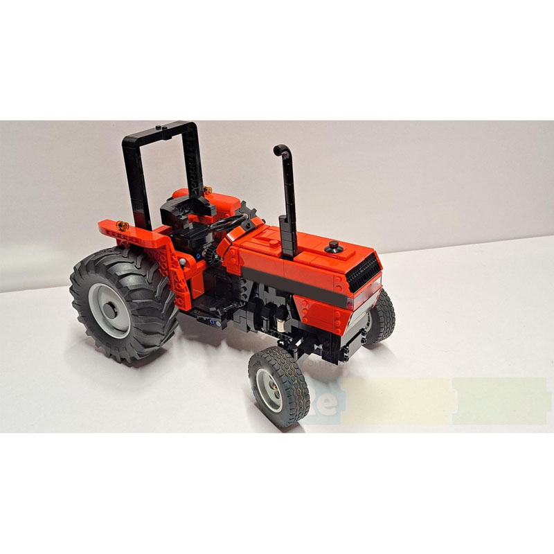 Agriculture Farming Education - MOC-202283 シティファーム農業 80 年代レトロトラクタービルディングブロックモデル 1102 パーツ新年教育クリスマスおもちゃギフト