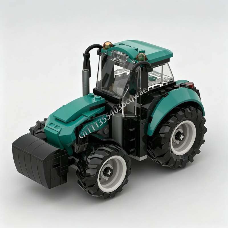 Agriculture Farming Education - 238ピース トラクター バラスト 農業車両 MOC ビルディングブロック