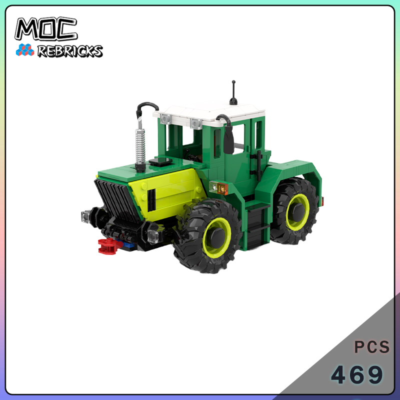 Agriculture Farming Pdf - MOC ヘビーデューティー 4WD 農業トラクター ビルディングブロックセット 全地形対応ファームトラクター輸送車両モデル