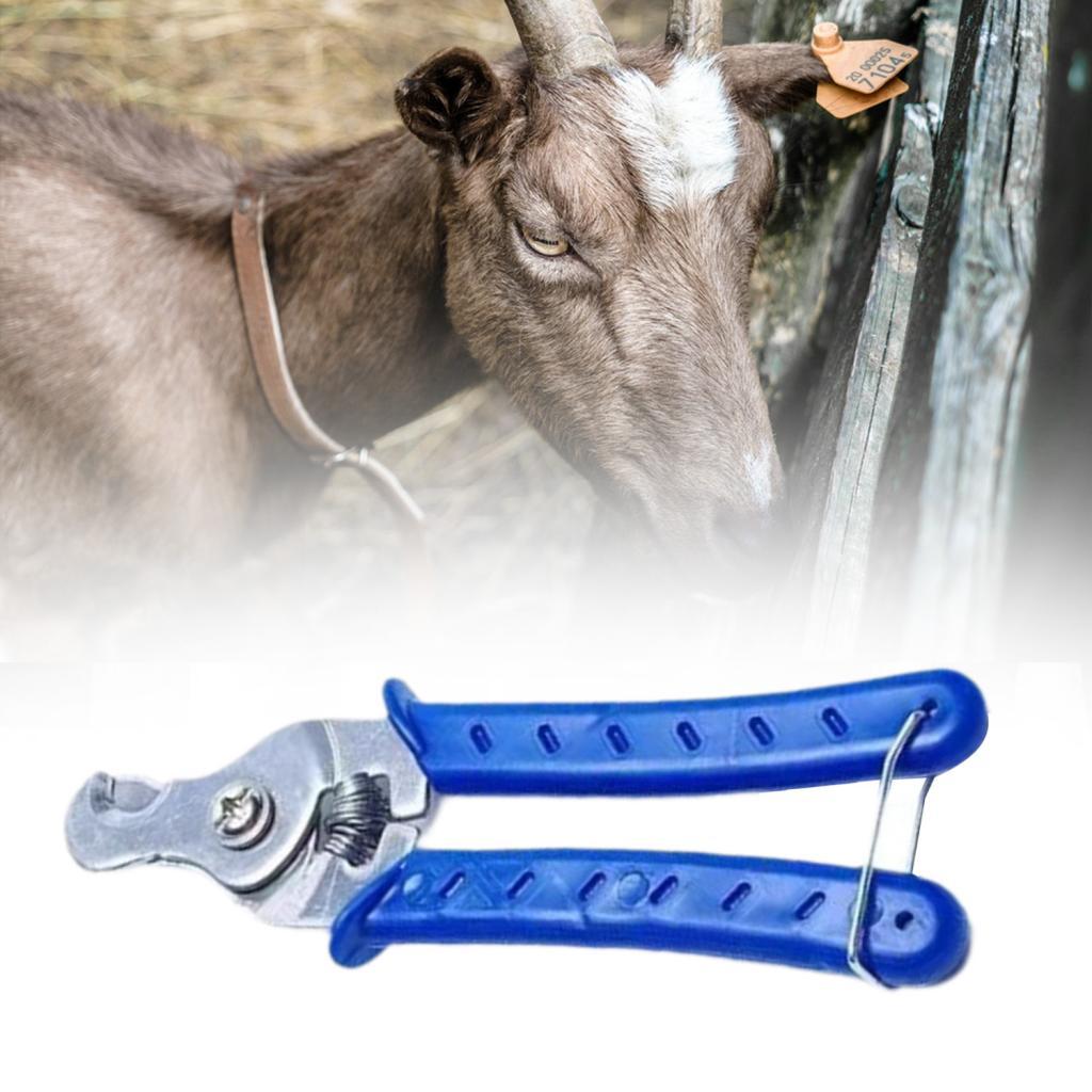 Livestock Ear Tag - 農場家畜耳標取り外しツール、スプリング式頑丈ステンレス鋼プライヤー（動物耳標用）