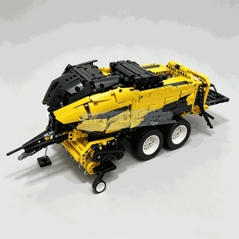 Agriculture Farming Education - 2059ピース ビッグベーラー スクエア ヘイベーラー 農業機械 MOC