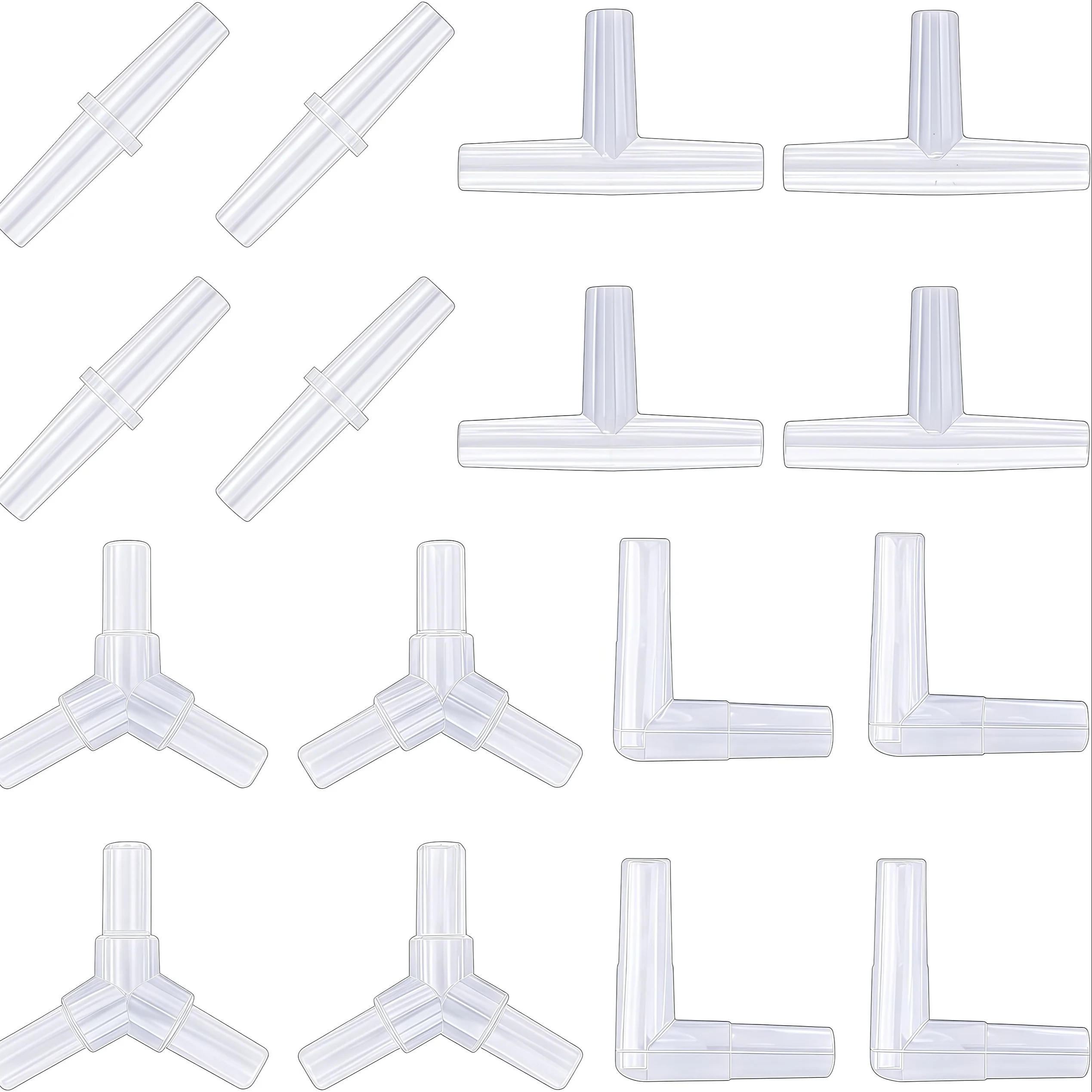 20/40個入り水槽用エアポンプコネクターキット - 耐久性 - Fish Pond Aerator のレビューと価格
