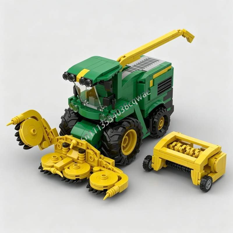 659ピース 農業用ハーベスターマシン MOCモデル 組み立 - Agriculture Farming Education のレビューと価格
