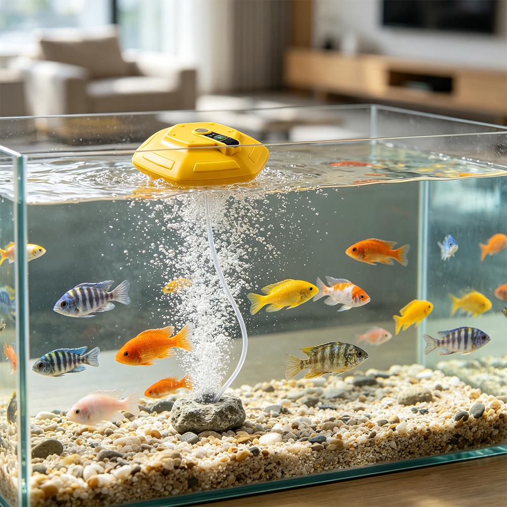 フローティングフィッシングエアレーターポンプUSB充電式スマ - Fish Pond Aerator のレビューと価格