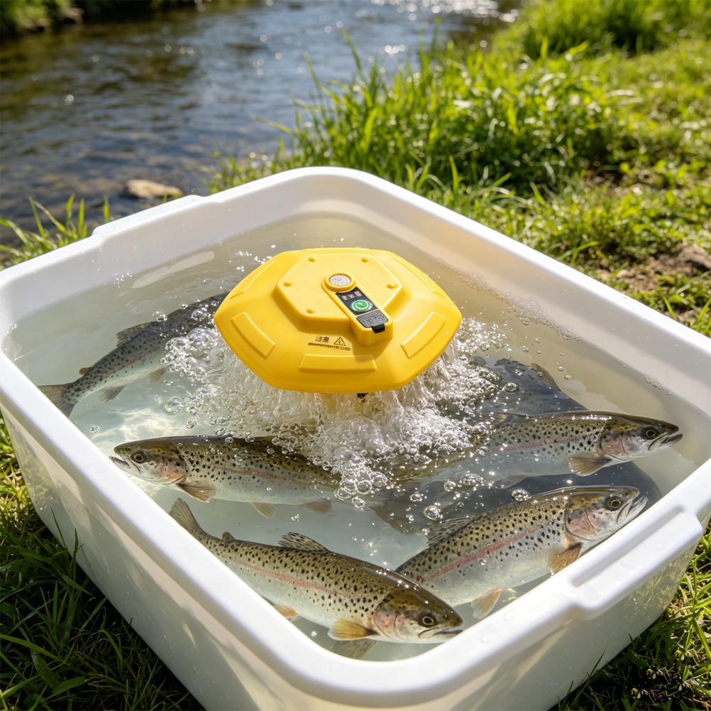 フローティングフィッシングエアレーターポンプUSB充電式スマ - Fish Pond Aerator のレビューと価格