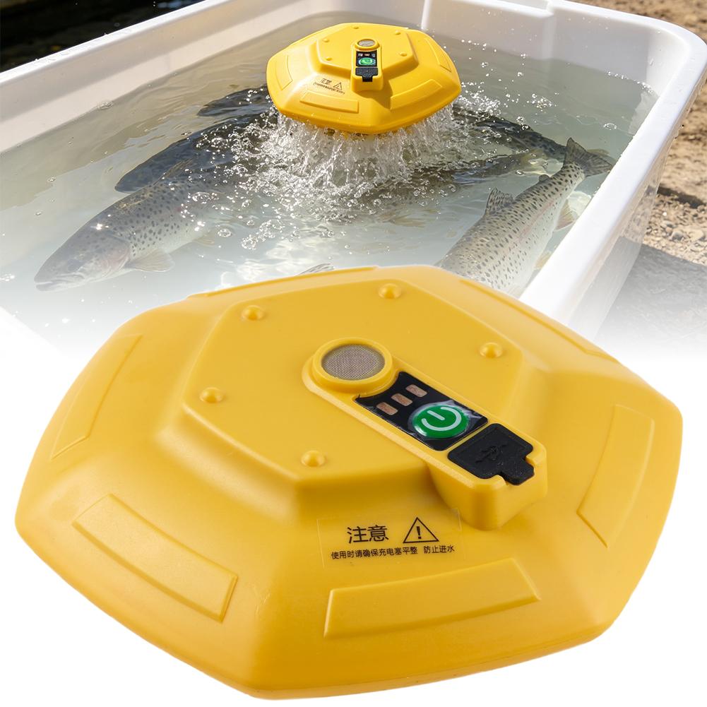 ワイヤレス充電式水槽酸素ポンプ、池の魚輸送や屋外釣り用のフロ - Fish Pond Aerator のレビューと価格
