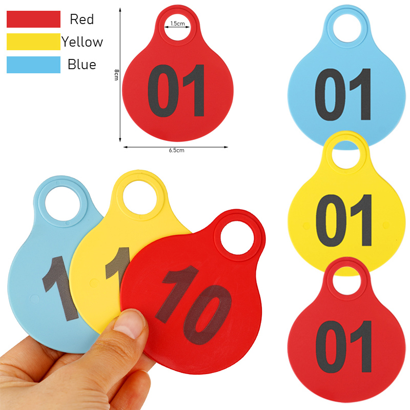 50個入り家畜用TPU牛耳標（文字入り/文字なし）牛豚羊用吊 - Livestock Ear Tag のレビューと価格