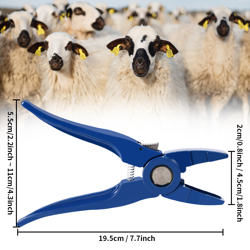 100個入り 羊用耳標/耳標プライヤー付き ヤギ用耳標 番号 - Livestock Ear Tag のレビューと価格