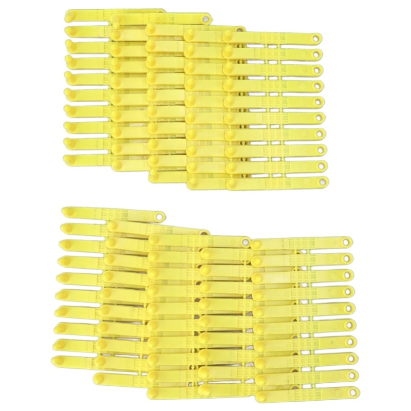100個入り 001-100番 プラスチック製家畜タグ 色落 - Livestock Ear Tag のレビューと価格