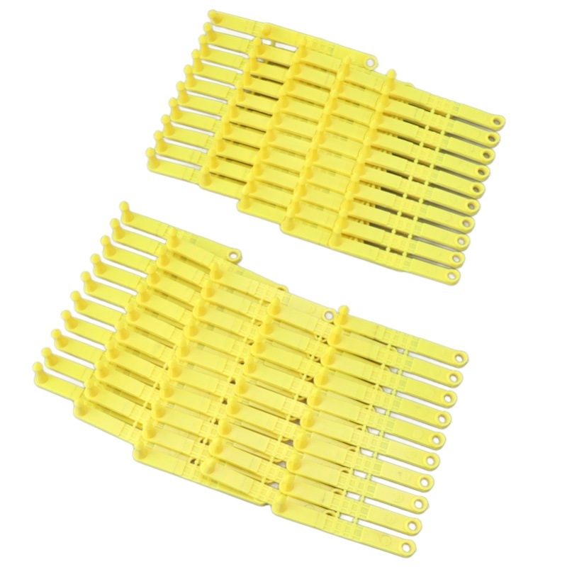 100個入り 001-100番 プラスチック製家畜タグ 色落 - Livestock Ear Tag のレビューと価格