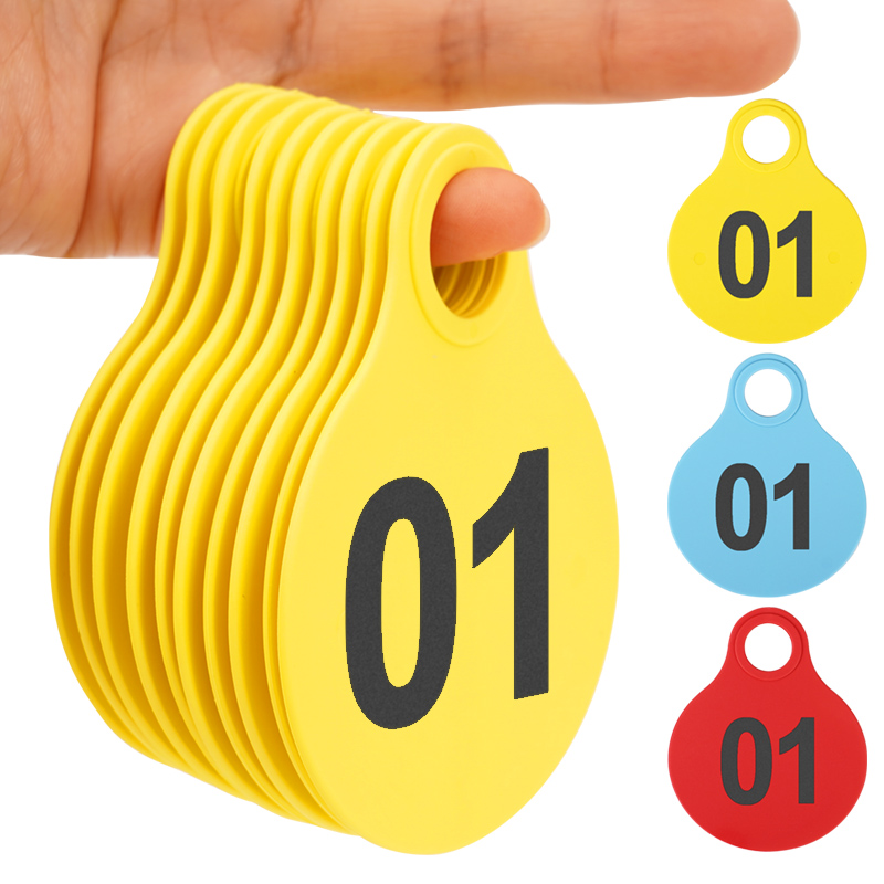 001-100 牛用TPU吊り下げタグ/銅針耳タグ家畜識別カ - Livestock Ear Tag のレビューと価格