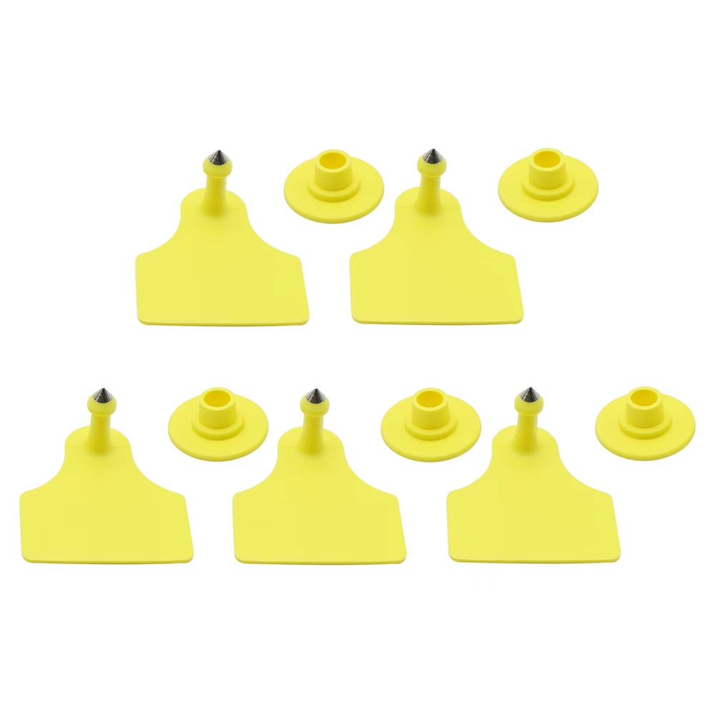 20個 40*50mm ヤギ、羊、牛、豚用の無地の耳タグ 家 - Livestock Ear Tag のレビューと価格