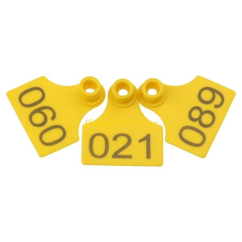 C4DF 001-100 番号プラスチックタグ家畜動物識別耳 - Livestock Ear Tag のレビューと価格