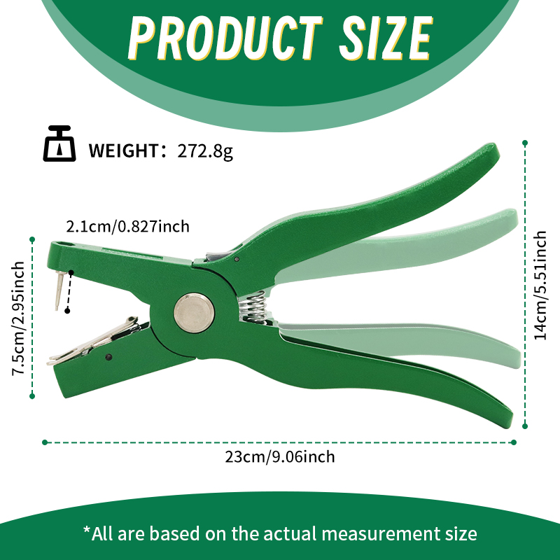 耳標プライヤー 家畜動物用耳標アプリケーター 交換用ピン5本 - Livestock Ear Tag のレビューと価格