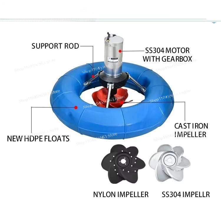 ステンレス製魚エビ池用エアレーター、低MOQ、高効率酸素供給 - Fish Pond Aerator のレビューと価格