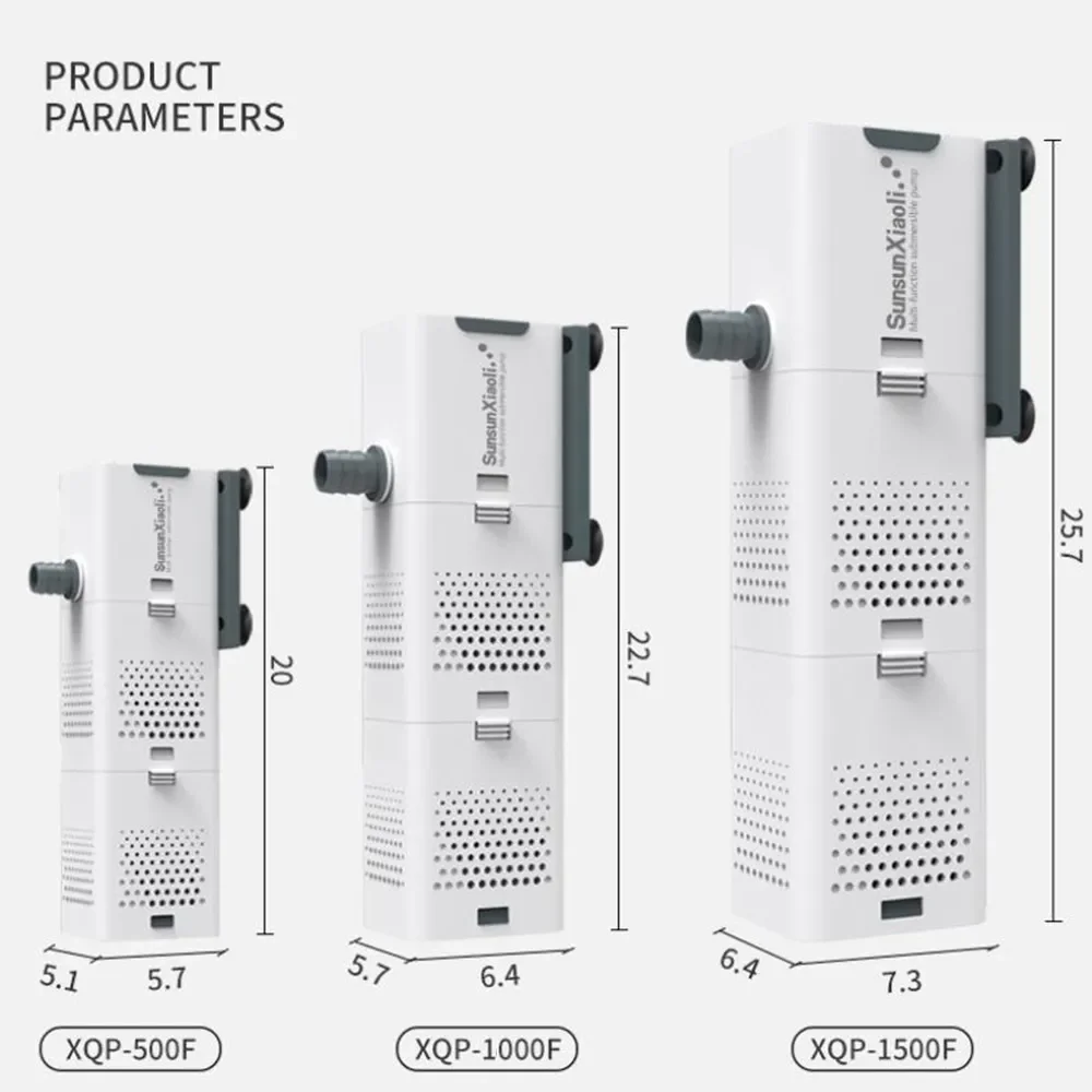 3 で 1 水族館フィルターポンプ水族館エアポンプウェーブポ - Fish Pond Aerator のレビューと価格