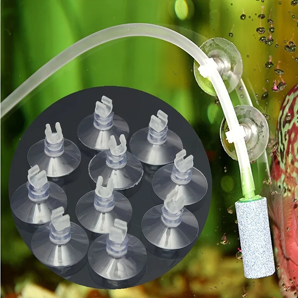 10個入り ゴム製水槽用吸盤ホルダー エアラインチューブホー - Fish Pond Aerator のレビューと価格