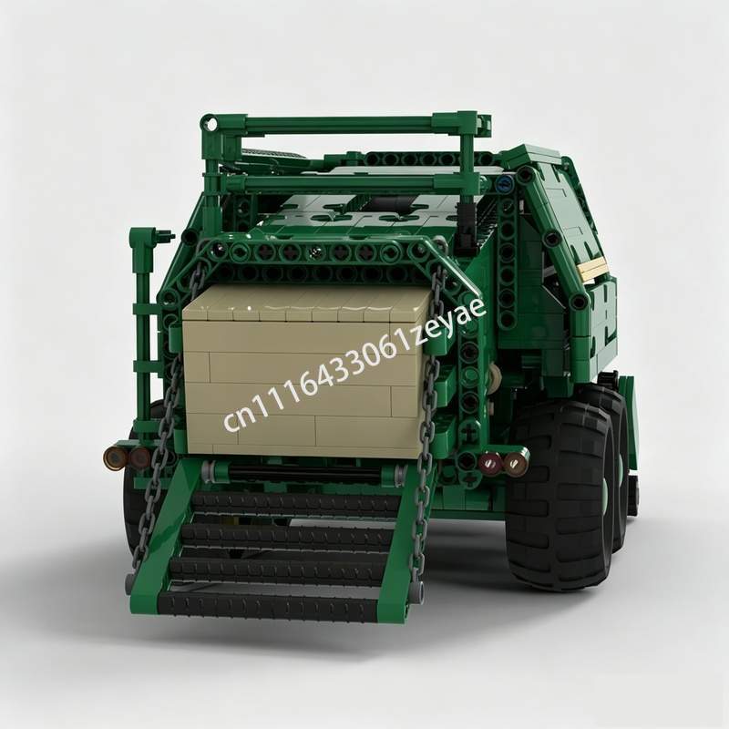 新しい 1535 個ファームベールプレス MOC 農業車両モ - Agriculture Farming Education のレビューと価格