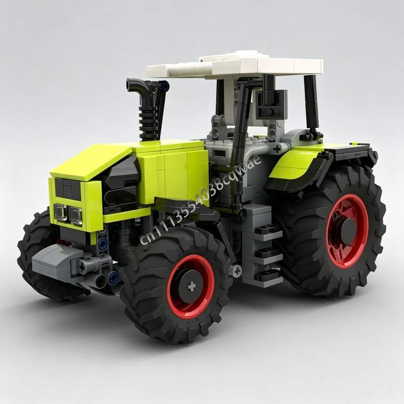 658ピース テクニックファームトラクターモデル MOCカス - Agriculture Farming Education のレビューと価格