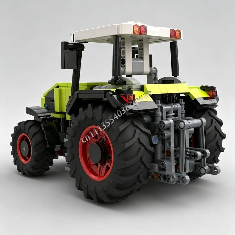658ピース テクニックファームトラクターモデル MOCカス - Agriculture Farming Education のレビューと価格